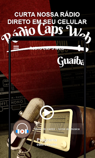 Android application Rádio Caps Web screenshort