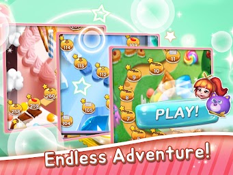Sweet Jelly Candy Pop - Free offline match3 puzzle