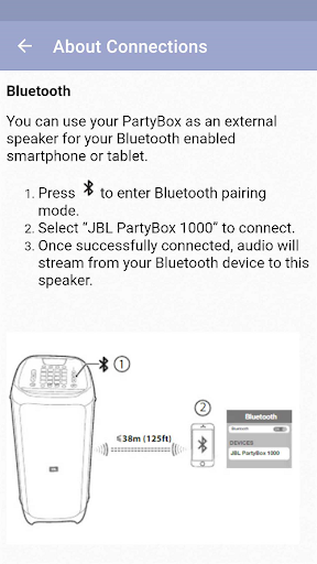 JBL PartyBox 1000 Guide Screen 2