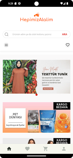 Android application Hepimiz Alalım screenshort