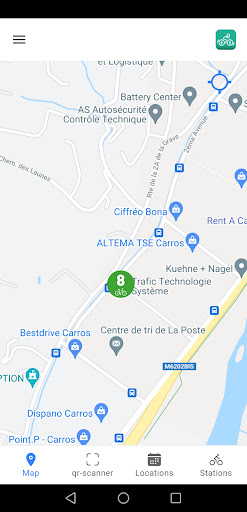 Android application eBike-Pro SAINT-MALO screenshort