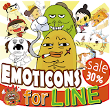 Emoticon for Line icon