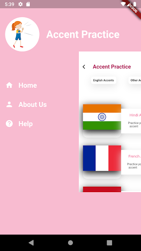 Accent Practice Screen 3