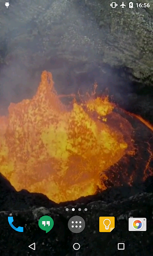 Volcano Live Wallpaper Screen 2