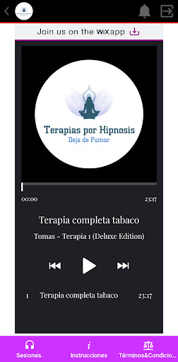Dejar de fumar - Hipnosis Screen 3