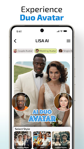 Android application Lisa AI: Avatar & Image Maker screenshort