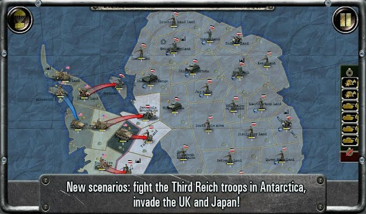 Estratégia e tática: Captura de tela URSS x EUA