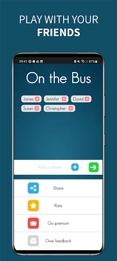 Android application On the bus - Drinking game screenshort