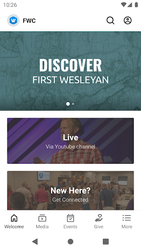 Android application First Wesleyan Church screenshort
