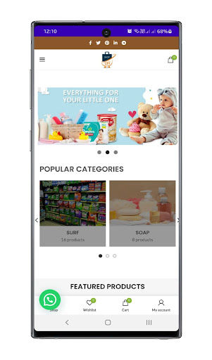 Android application Shah Daily بازار screenshort