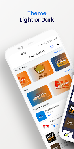 Android application Euro Radio screenshort