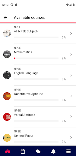 TpLEARN eLearning App Screen 2