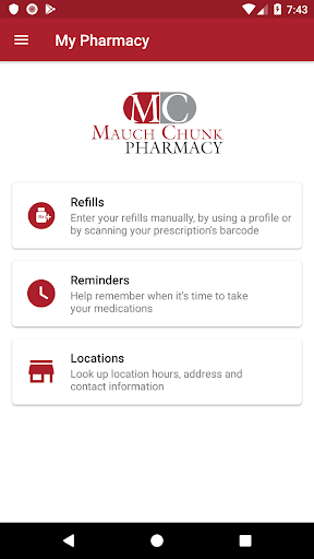 Android application Mauch Chunk Pharmacy screenshort