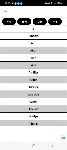 My Dogs Name Screen 2