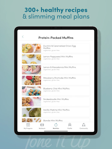 Screenshot of Tone It Up: Fitness App
