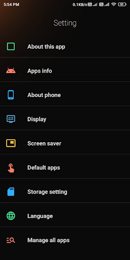 Android application Battery alarm app screenshort