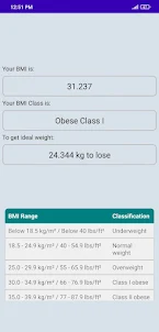 BMI monitor