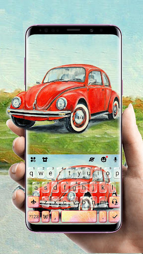 Android application Vintage Beetle Keyboard Theme screenshort
