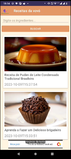 Receitas da vovó Screen 2