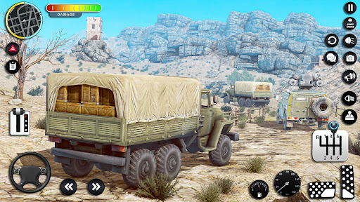 US Army Transport Truck Games Screen 2
