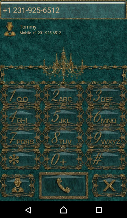 Turquoise Gold Chandelier Dial - 1.1 - (Android)