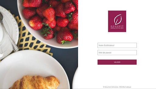 Android application Gourmet Deliveries Courses screenshort