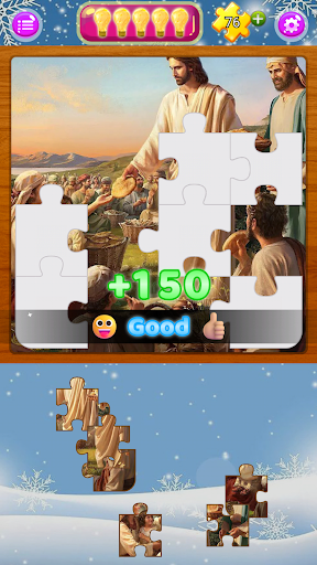 Screenshot of God Jesus Christ jigsaw puzzle