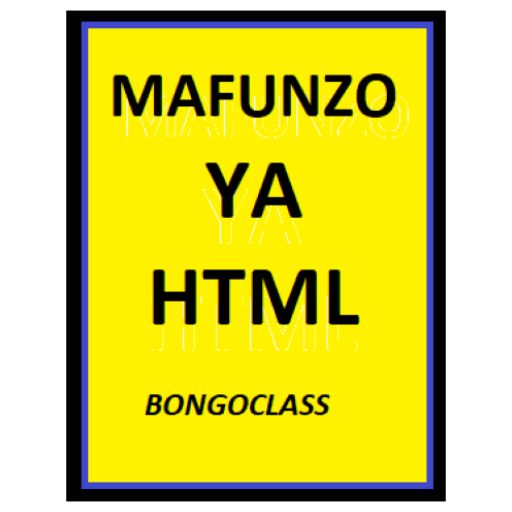 mafunzo ya html kwa kiswahili  Icon