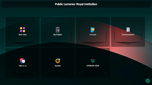 Screenshot of The Royal Institution TV