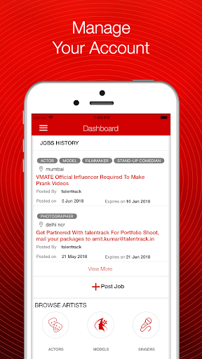 Android application Talentrack Recruiter screenshort