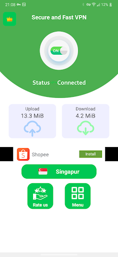 Secure and Fast VPN Screen 2