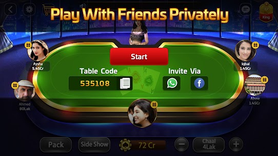 Taash Gold – Teen Patti Rung MOD APK v2.0.46-R (Unlimited Money) Download Latest For Android 5