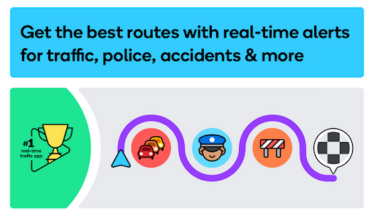 Waze Navigation & Live Traffic poster