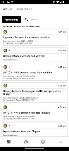 Android application Routepoint screenshort