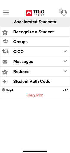 Trio Perks Staff Screen 2