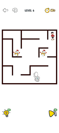 Android application Toilet Maze: Rush to Pee screenshort