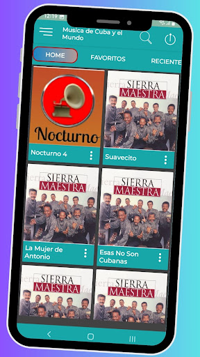Android application Música de Cuba y del mundo screenshort