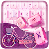 PINK GIRL CYCLE KEYBOARD THEME icon