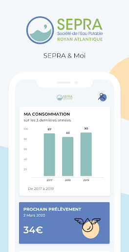 Android application SEPRA & Moi screenshort