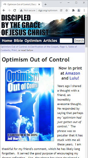DGJC.ORG Screen 2