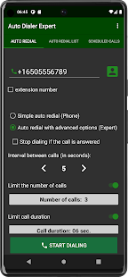 Auto Dialer Expert Captura de pantalla
