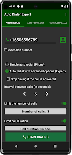 Auto Dialer Expert Screenshot