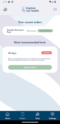 Explore My Health Screen 2