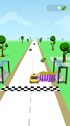 Crazy Flexible Taxi - Screenshot 2