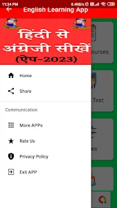 Learn English from Hindi App