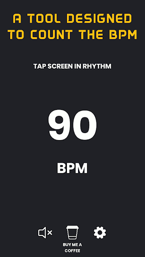 Android application BPM Meter screenshort