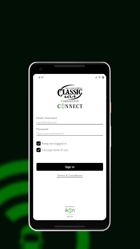 Android application Classic Kia Carrollton Connect screenshort