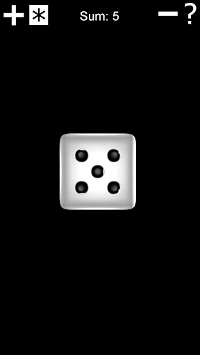 Android application Dice screenshort