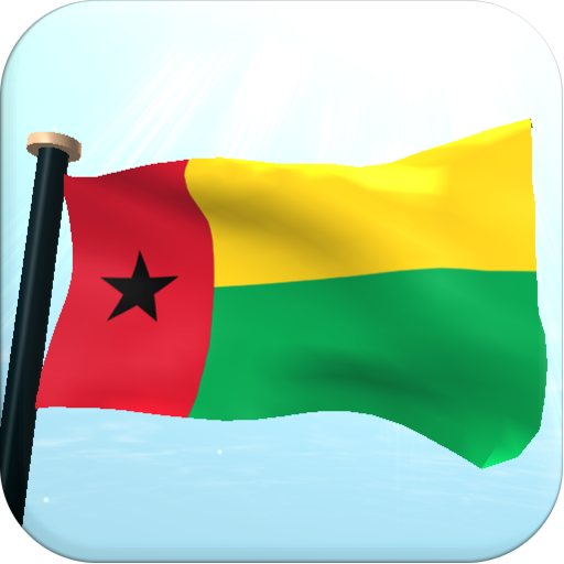 Guinea-Bissau Flag 3D Free logo