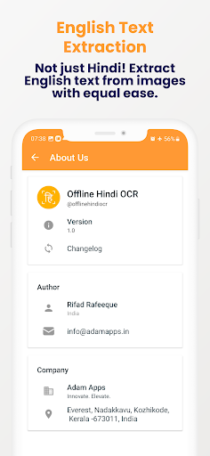 Offline Hindi Text Extractor